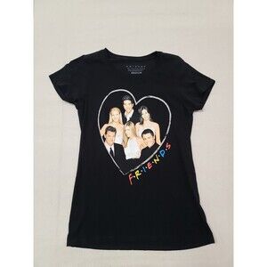 Vintage Friends Cast Photo T-Shirt TV Show Promo Womans Medium